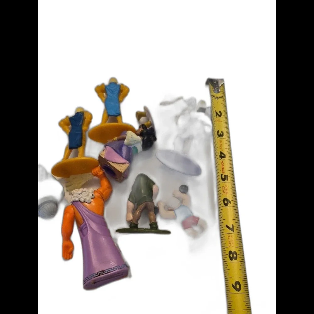 Vintage 1996 1997 McDonald's Disney Hercules & Aladdin Mini Figures Lot